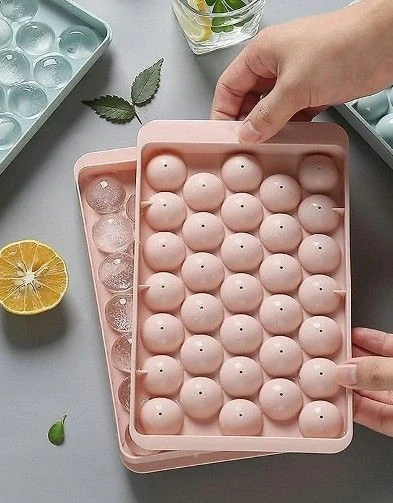 Round Sphere Ice Cube Tray with Lid