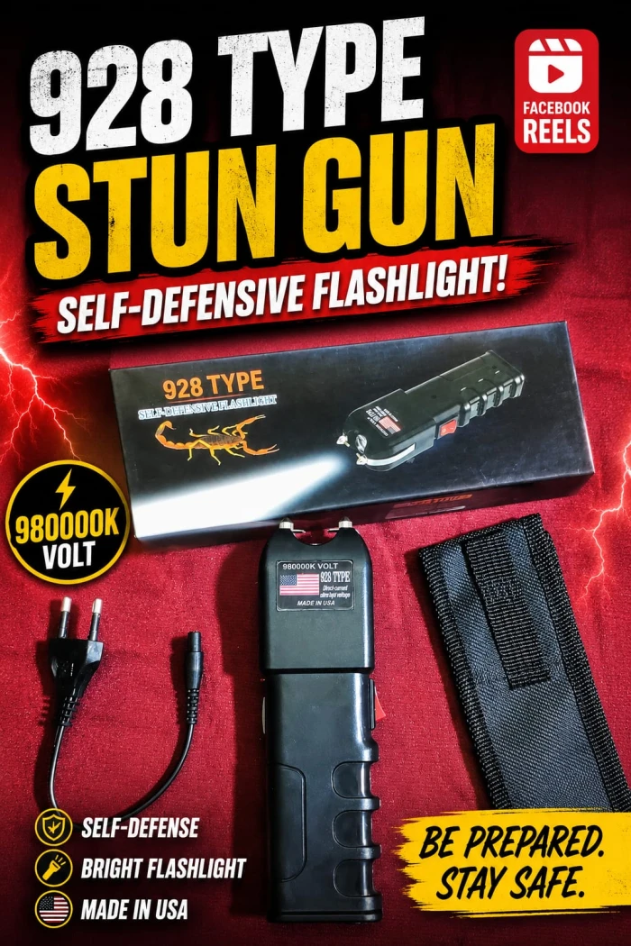 928 Type Rechargeable Self-Defense Flashlight shoker