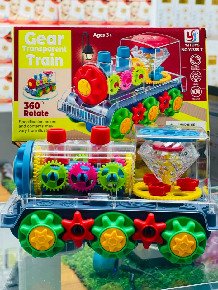 Transparent Gear Train Toy