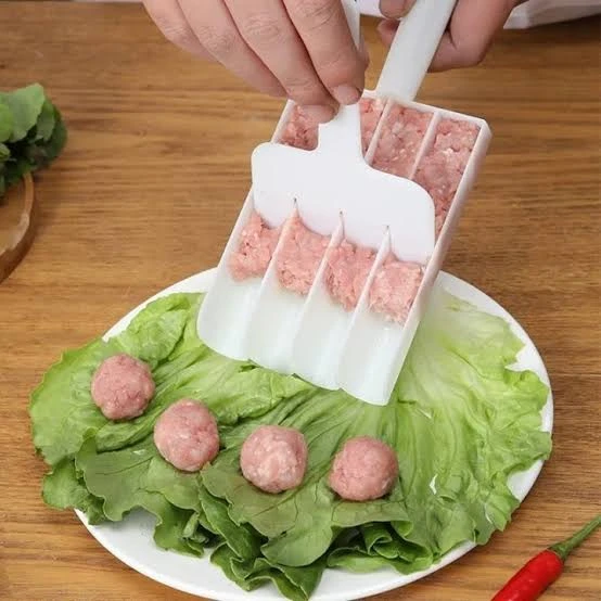 3-in-1 Meatball & Dumpling Maker – Manual Meatball Making Mold & Kitchen Tool