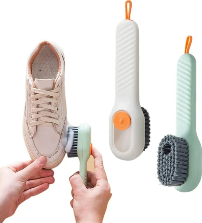 2-in-1 Soap Dispensing Shoe & Cleaning Brush