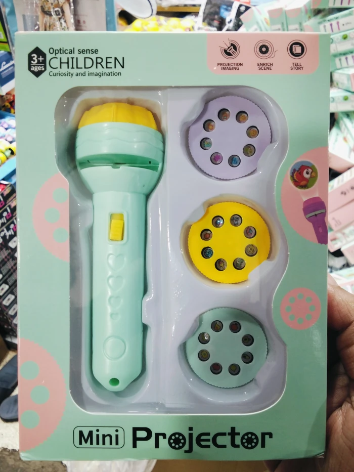 Kids Mini Projector Torch Toy | Educational Story Projector